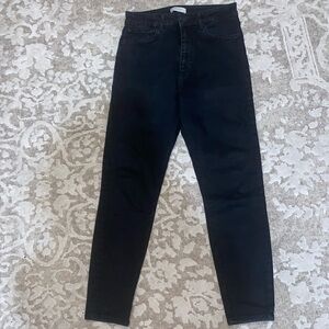 Zara Black High Rise Skinny Jeans
